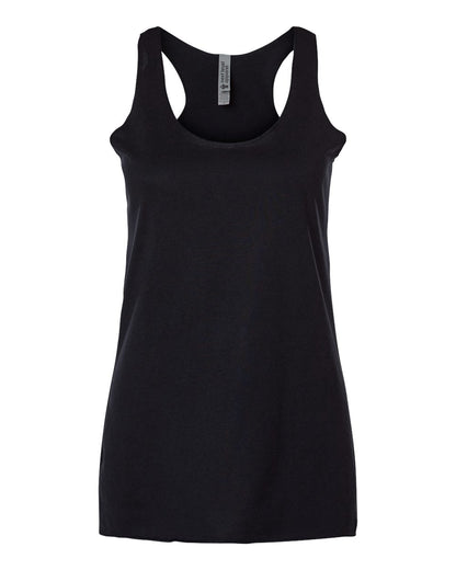 Next Level Ladies' Triblend Racerback Tank 6733 #color_Black