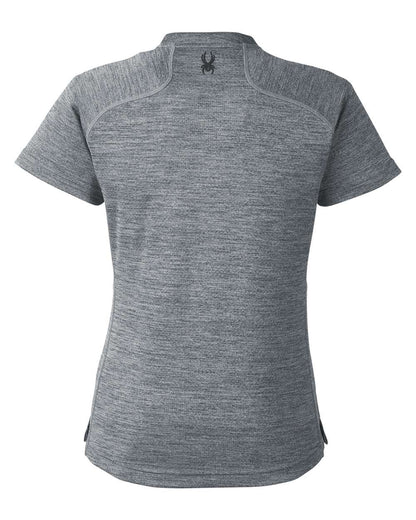 Spyder Ladies' Mission Blade Collar Polo S17980 #color_Polar Jasper