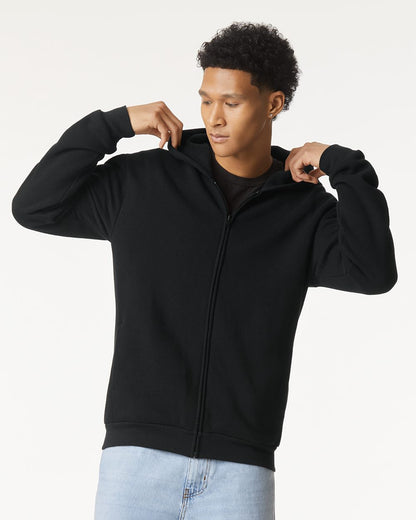 American Apparel ReFlex Fleece Full-Zip Hoodie RF497 American Apparel ReFlex Fleece Full-Zip Hoodie RF497