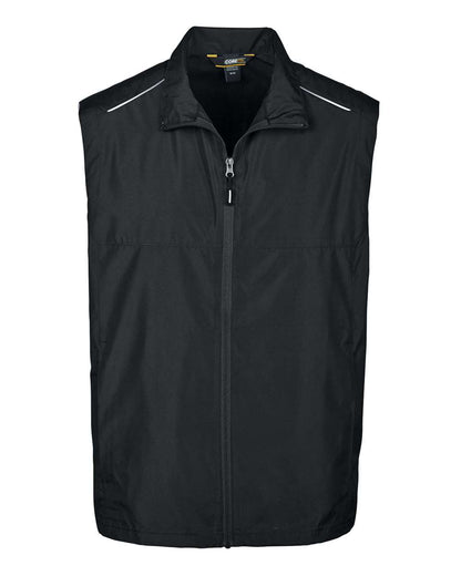 Core365 Men's Techno Lite Unlined Vest CE703 #color_Black