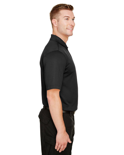 Harriton Men's Advantage Snag Protection Plus Polo M348 #color_BLACK