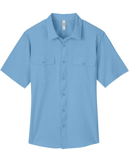 Core365 Men's Ultra UVP® Marina Shirt CE510 #color_Columbia Blue