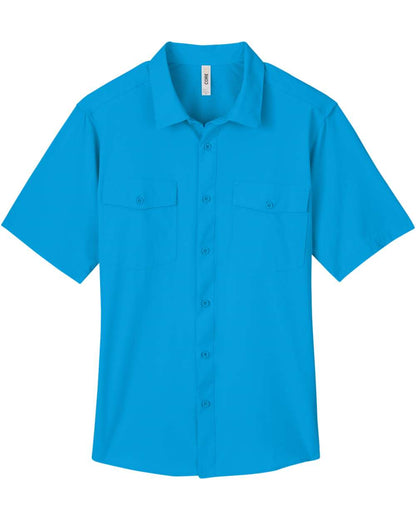 Core365 Men's Ultra UVP® Marina Shirt CE510 #color_Electric Blue