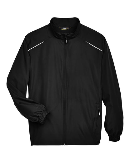 Core365 Men's Techno Lite Motivate Unlined Lightweight Jacket 88183 #color_Black