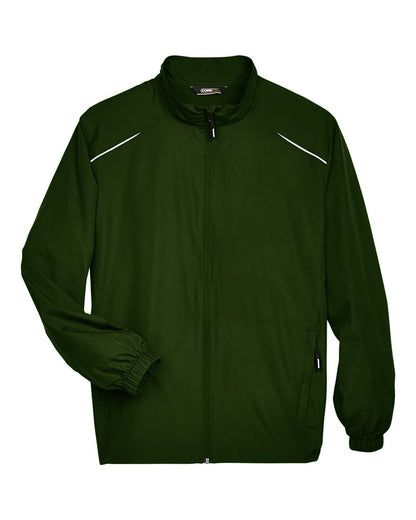 Core365 Men's Techno Lite Motivate Unlined Lightweight Jacket 88183 #color_Forest