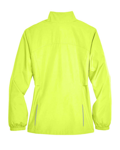 Core365 Ladies' Techno Lite Motivate Unlined Lightweight Jacket 78183 #color_Safety Yellow