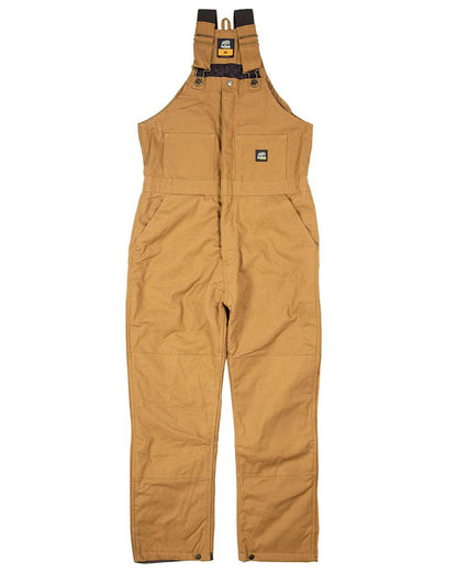 Berne Men's Heritage Insulated Bib Overall B415 #color_Brown Duck