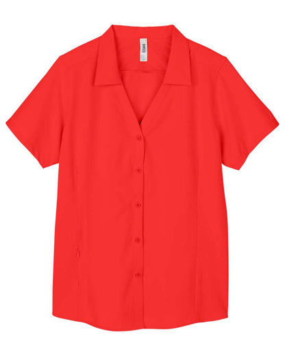 Core365 Ladies' Ultra UVP® Marina Shirt CE510W #color_Marina Red