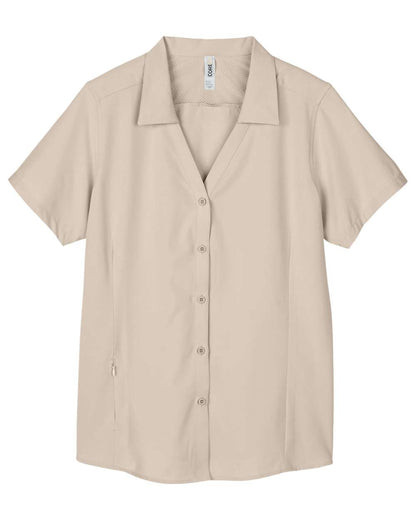 Core365 Ladies' Ultra UVP® Marina Shirt CE510W #color_Stone