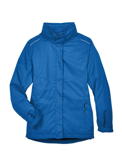 Core365 Ladies' Region 3-in-1 Jacket with Fleece Liner 78205 #color_True Royal