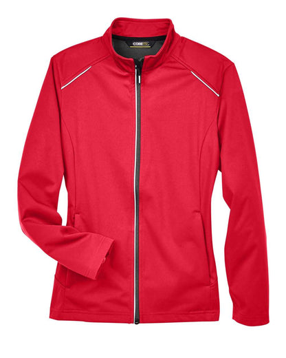 Core365 Ladies' Techno Lite Three-Layer Knit Tech-Shell CE708W #color_Classic Red
