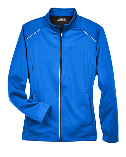 Core365 Ladies' Techno Lite Three-Layer Knit Tech-Shell CE708W #color_True Royal