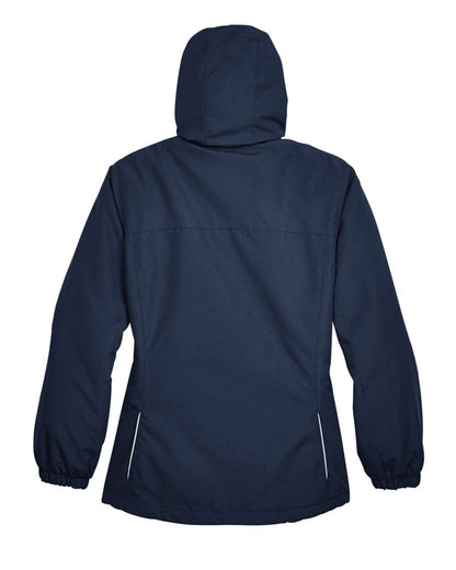 Core365 Ladies' Profile Fleece-Lined All-Season Jacket 78224 #color_Classic Navy