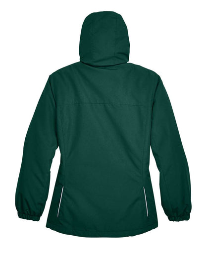 Core365 Ladies' Profile Fleece-Lined All-Season Jacket 78224 #color_Forest