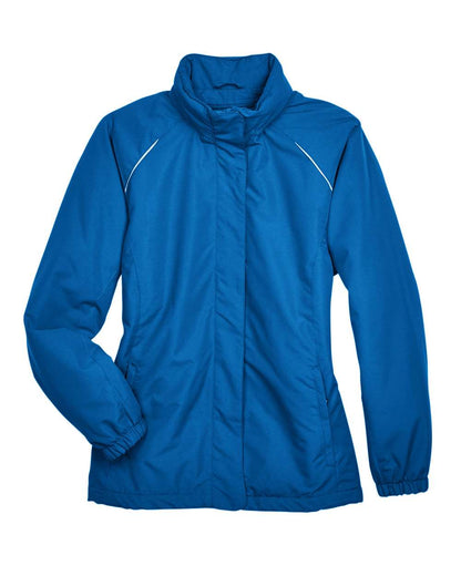 Core365 Ladies' Profile Fleece-Lined All-Season Jacket 78224 #color_True Royal