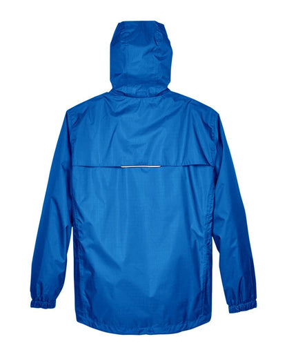 Core365 Men's Climate Seam-Sealed Lightweight Variegated Ripstop Jacket 88185 #color_True Royal