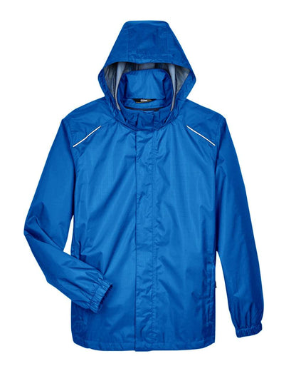 Core365 Men's Climate Seam-Sealed Lightweight Variegated Ripstop Jacket 88185 #color_True Royal