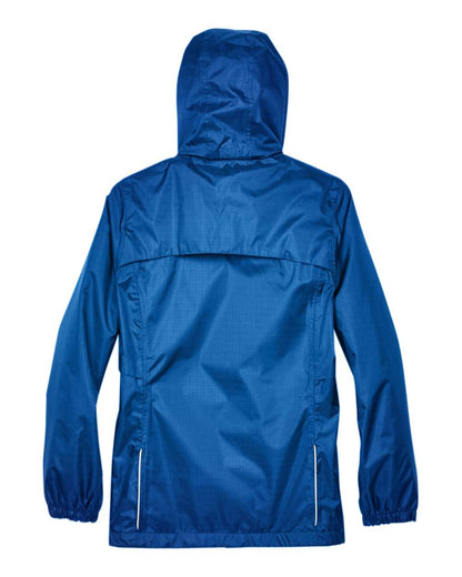 Core365 Ladies' Climate Seam-Sealed Lightweight Variegated Ripstop Jacket 78185 #color_True Royal