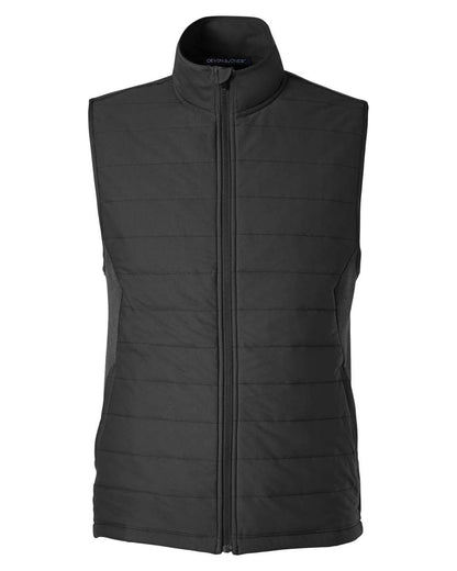 Devon & Jones New Classics® Men's Charleston Hybrid Vest DG706 #color_Black/ Melange Black