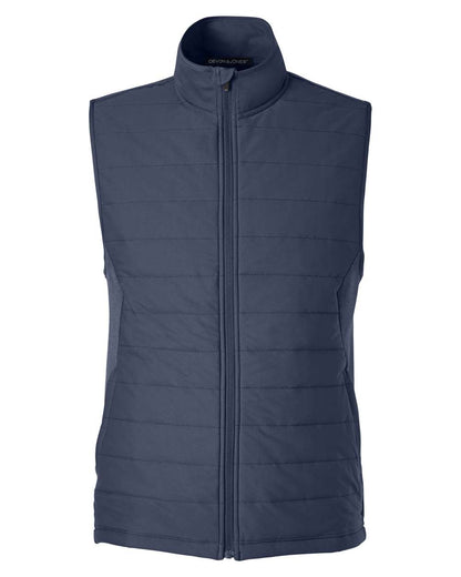 Devon & Jones New Classics® Men's Charleston Hybrid Vest DG706 #color_Navy Melange/ Navy