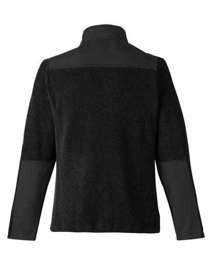 Core365 Ladies' Journey Summit Hybrid Full-Zip CE890W #color_Black/ Black