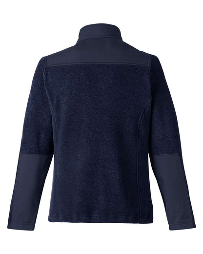 Core365 Ladies' Journey Summit Hybrid Full-Zip CE890W #color_Classic Navy/ Classic Navy
