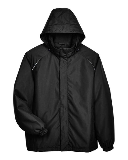 Core365 Men's Tall Brisk Insulated Jacket 88189T #color_Black