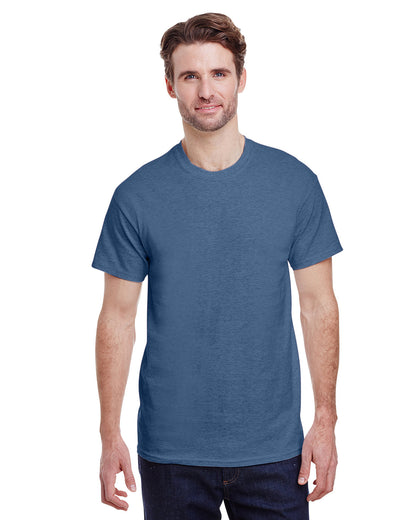 Gildan Adult Ultra Cotton® T-Shirt G200 #color_HEATHER INDIGO