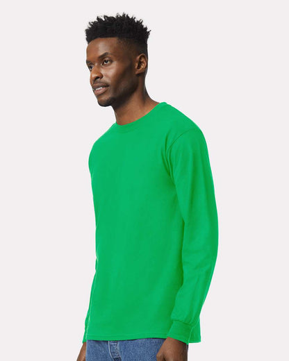 Gildan Ultra Cotton® Long Sleeve T-Shirt 2400 #colormdl_Irish Green