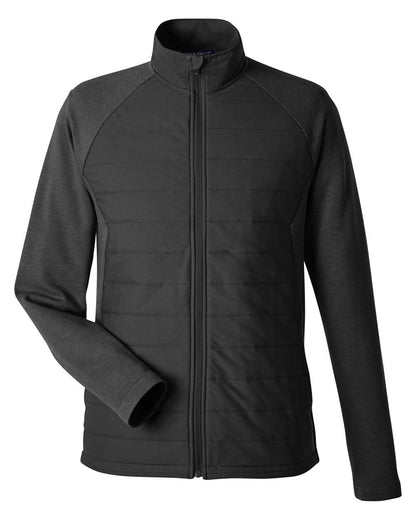 Devon & Jones New Classics® Men's Charleston Hybrid Jacket DG704 #color_Black/ Melange Black