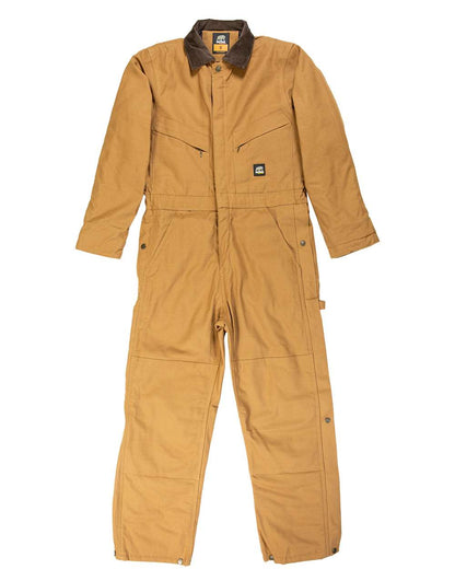 Berne Men's Heritage Duck Insulated Coverall I417 #color_Brown