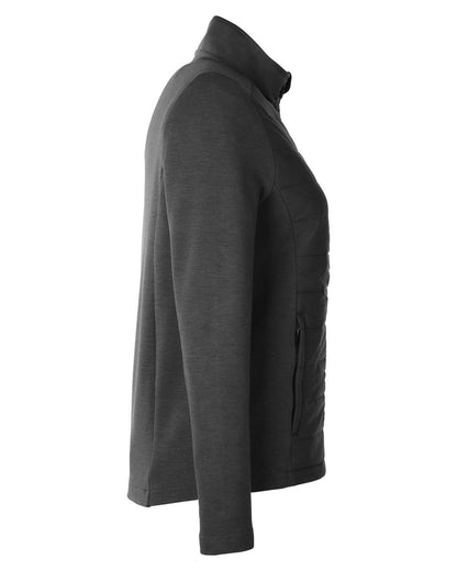 Devon & Jones New Classics® Ladies' Charleston Hybrid Jacket DG704W #color_Black/ Melange Black