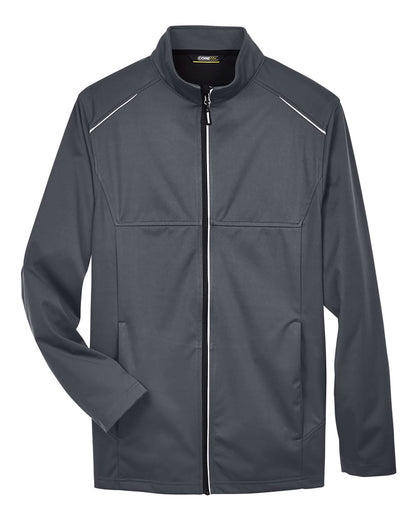 Core365 Men's Tall Techno Lite Three-Layer Knit Tech-Shell CE708T #color_Carbon