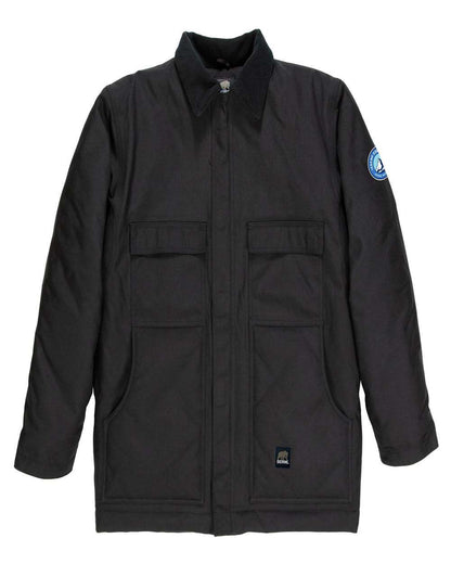 Berne Men's Icecap Insulated Chore Coat NCH377 #color_Black