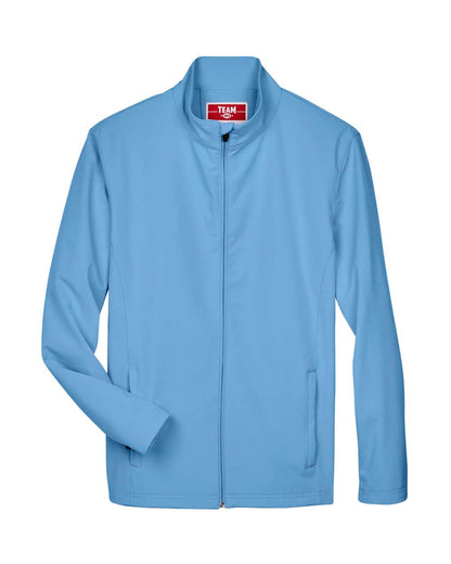 Team 365 Men's Leader Soft Shell Jacket TT80 #color_Sport Light Blue
