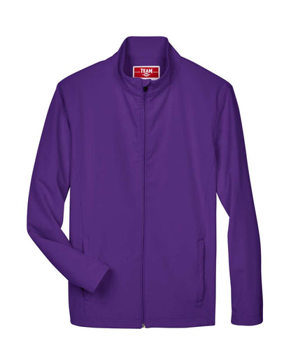 Team 365 Men's Leader Soft Shell Jacket TT80 #color_Sport Purple
