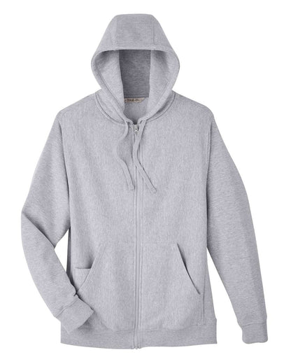 Team 365 Men's Zone HydroSport™ Heavyweight Full-Zip Hooded Sweatshirt TT95 #color_Athletic Heather