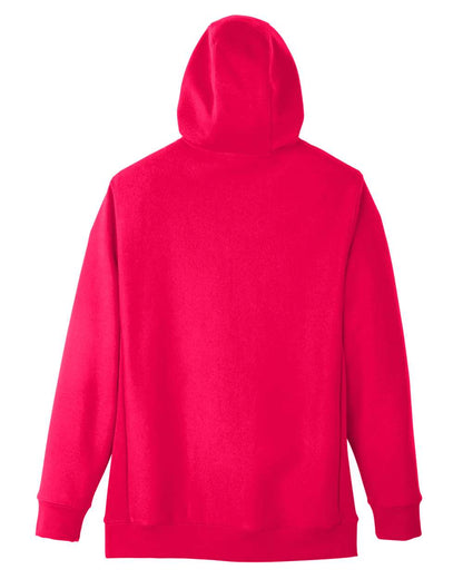 Team 365 Men's Zone HydroSport™ Heavyweight Full-Zip Hooded Sweatshirt TT95 #color_Sport Red
