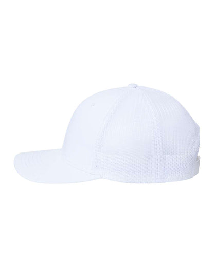 Atlantis Headwear Sustainable Recy Three Trucker Cap RETH #color_White/ White