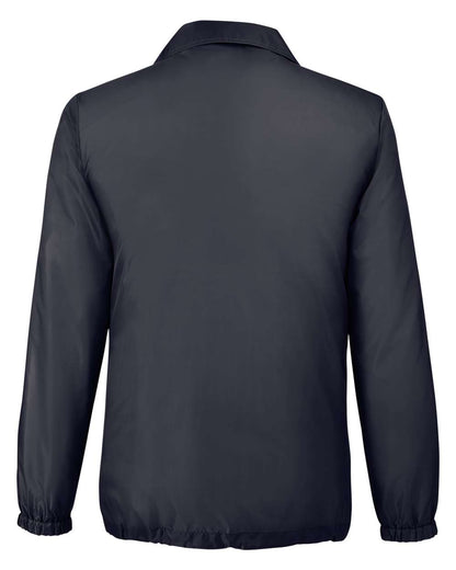 Team 365 Adult Zone Protect Coaches Jacket TT75 #color_Black