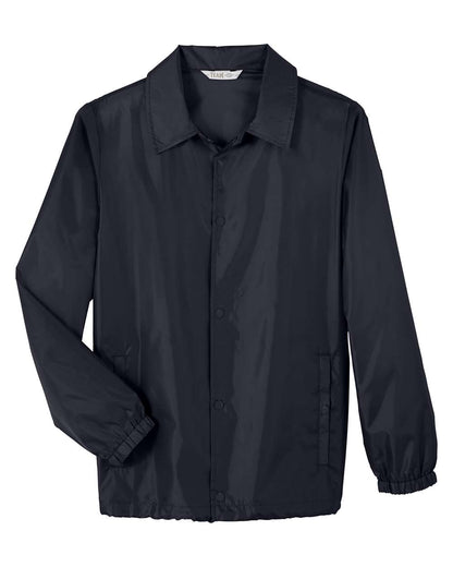 Team 365 Adult Zone Protect Coaches Jacket TT75 #color_Black
