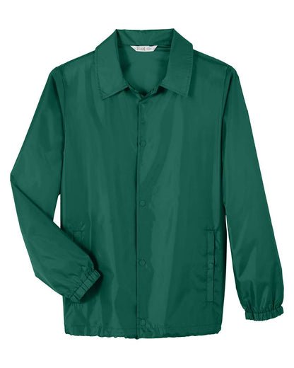 Team 365 Adult Zone Protect Coaches Jacket TT75 #color_Sport Forest