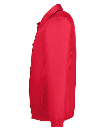 Team 365 Adult Zone Protect Coaches Jacket TT75 #color_Sport Red