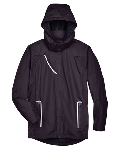 Team 365 Men's Dominator Waterproof Jacket TT86 #color_Black