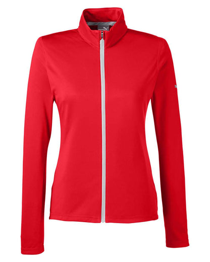 Puma Golf Ladies' Icon Full-Zip 596803 #color_High Risk Red