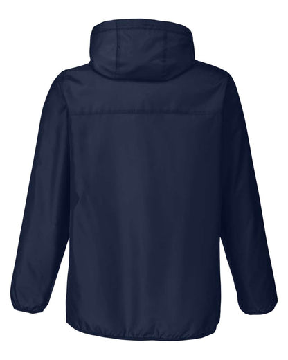 Team 365 Adult Zone Protect Packable Anorak Jacket TT77 #color_Sport Dark Navy