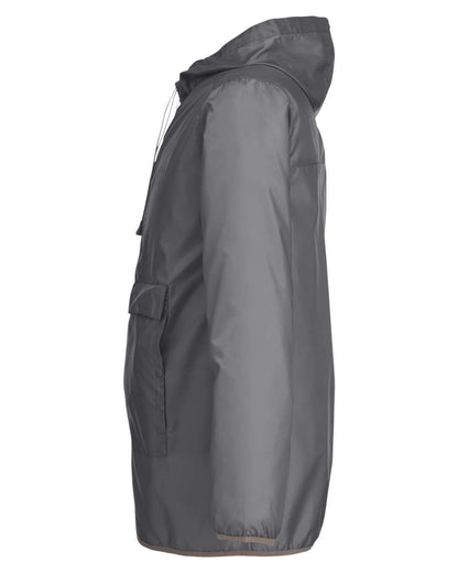 Team 365 Adult Zone Protect Packable Anorak Jacket TT77 #color_Sport Graphite