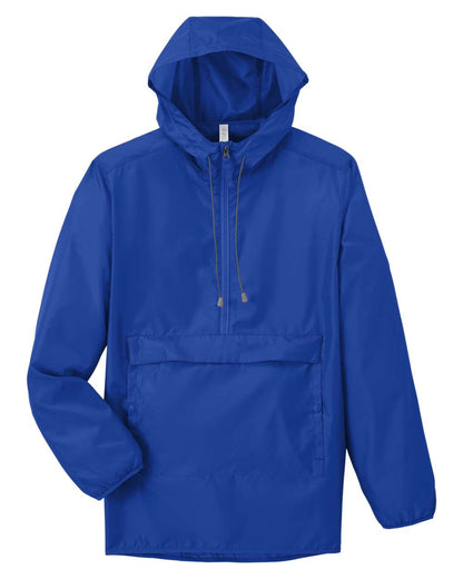 Team 365 Adult Zone Protect Packable Anorak Jacket TT77 #color_Sport Royal