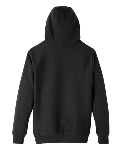 Team 365 Youth Zone HydroSport™ Heavyweight Pullover Hooded Sweatshirt TT96Y #color_Black
