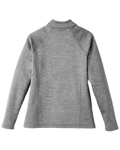 North End Ladies' Flux 2.0 Full-Zip Jacket NE712W #color_Light Heather/ Carbon